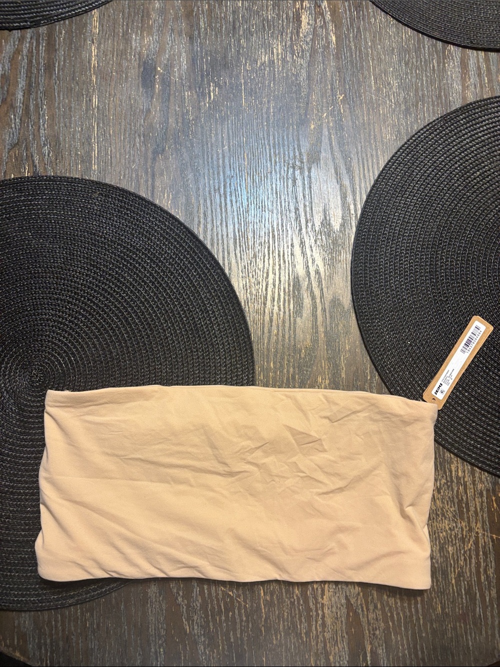 SKIMS Fits everybody Bandeau clay medium NWT